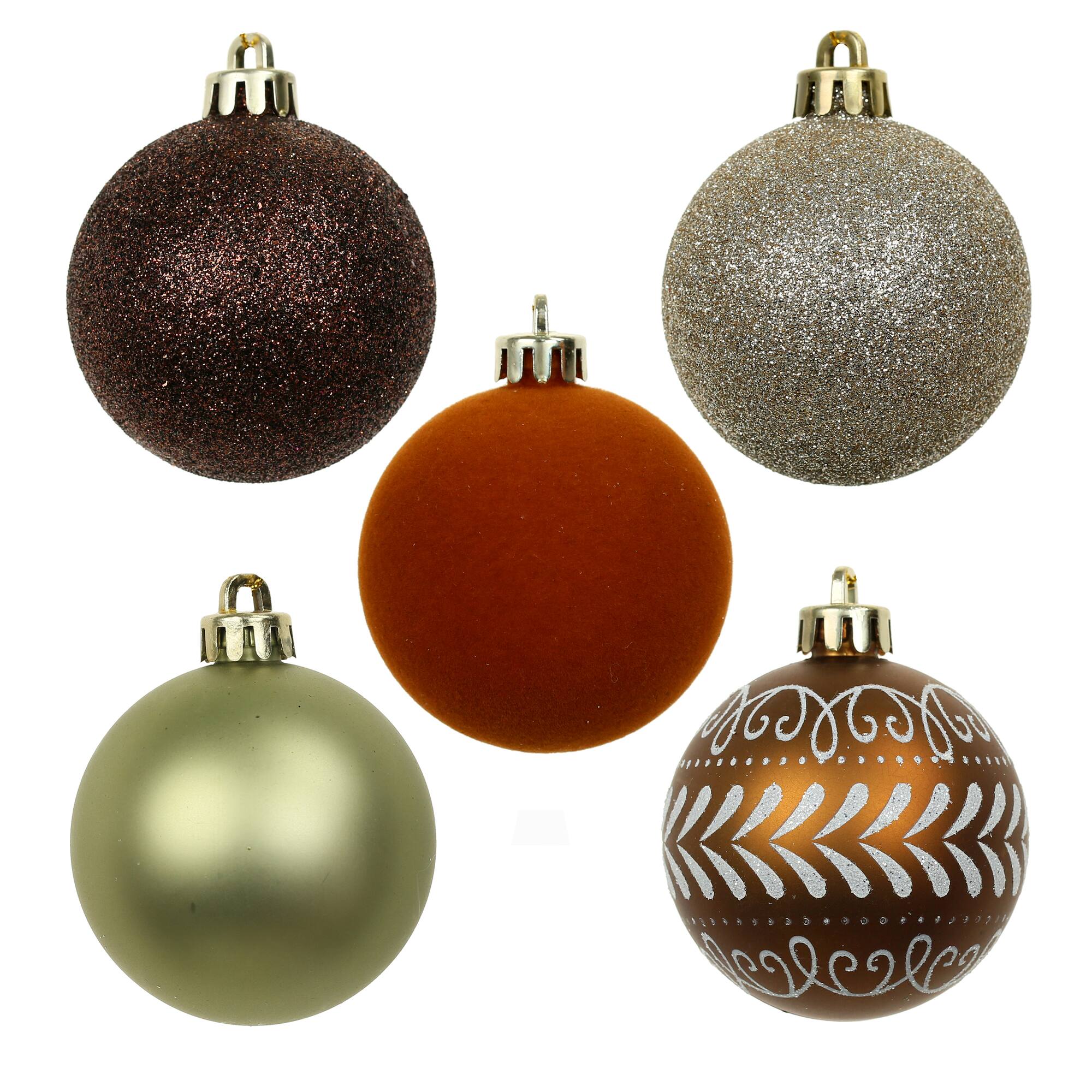 5 Pack 2.2" Gingerbread Forest Brown